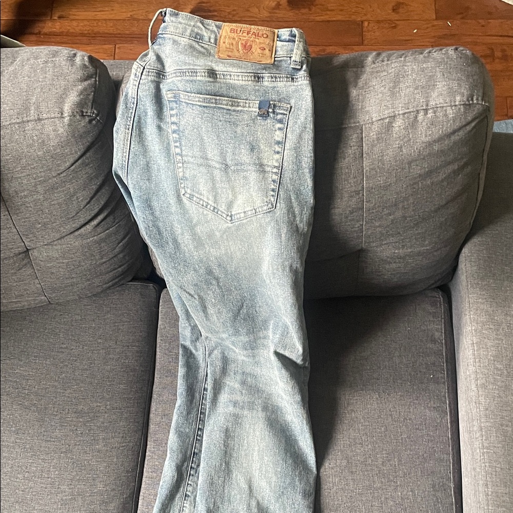 Buffalo David Bitton Light Wash Denim Jeans